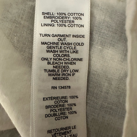 NWT VINEYARD VINES KENTUCKY DERBY EYELET MAXI DRESS SIZE 8 DEEP BAY NAVY WHITE - Picture 15 of 15